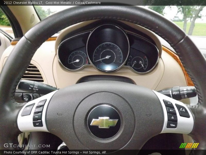 Gold Mist Metallic / Cocoa/Cashmere 2012 Chevrolet Malibu LT