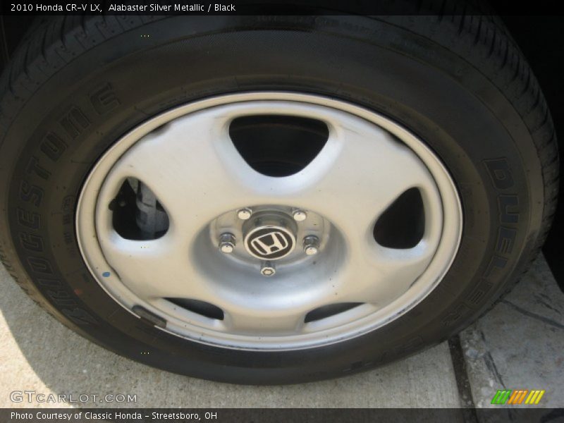 Alabaster Silver Metallic / Black 2010 Honda CR-V LX