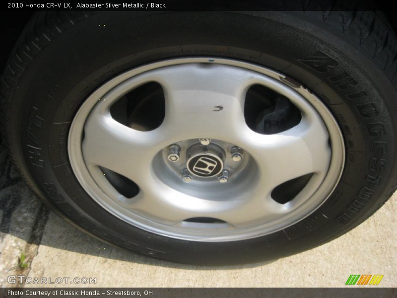Alabaster Silver Metallic / Black 2010 Honda CR-V LX