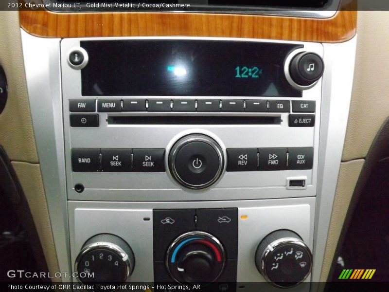 Gold Mist Metallic / Cocoa/Cashmere 2012 Chevrolet Malibu LT