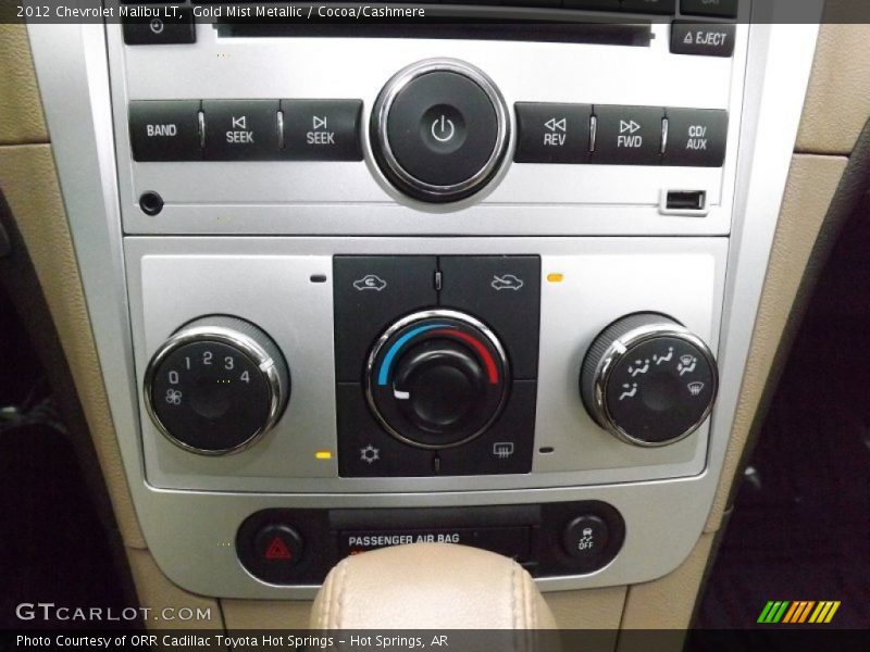Gold Mist Metallic / Cocoa/Cashmere 2012 Chevrolet Malibu LT