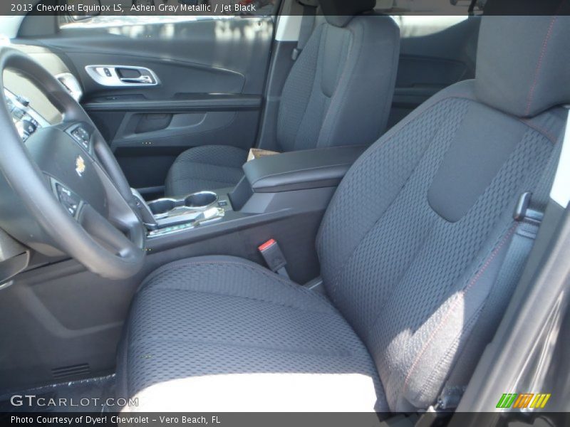 Ashen Gray Metallic / Jet Black 2013 Chevrolet Equinox LS