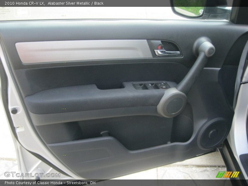 Alabaster Silver Metallic / Black 2010 Honda CR-V LX