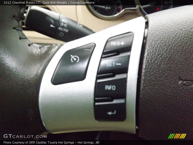 Gold Mist Metallic / Cocoa/Cashmere 2012 Chevrolet Malibu LT