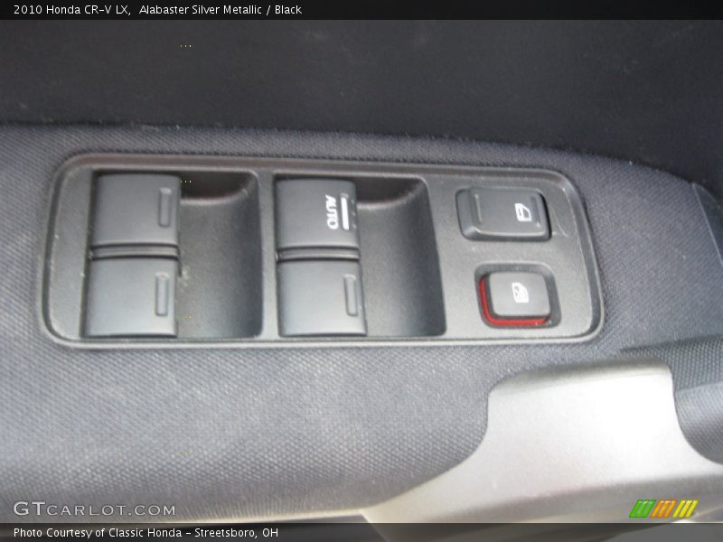 Alabaster Silver Metallic / Black 2010 Honda CR-V LX
