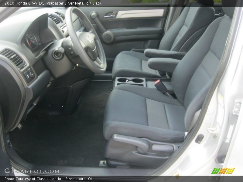 Alabaster Silver Metallic / Black 2010 Honda CR-V LX