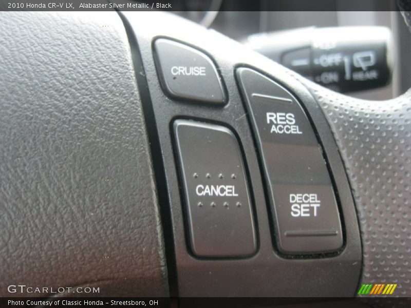 Alabaster Silver Metallic / Black 2010 Honda CR-V LX