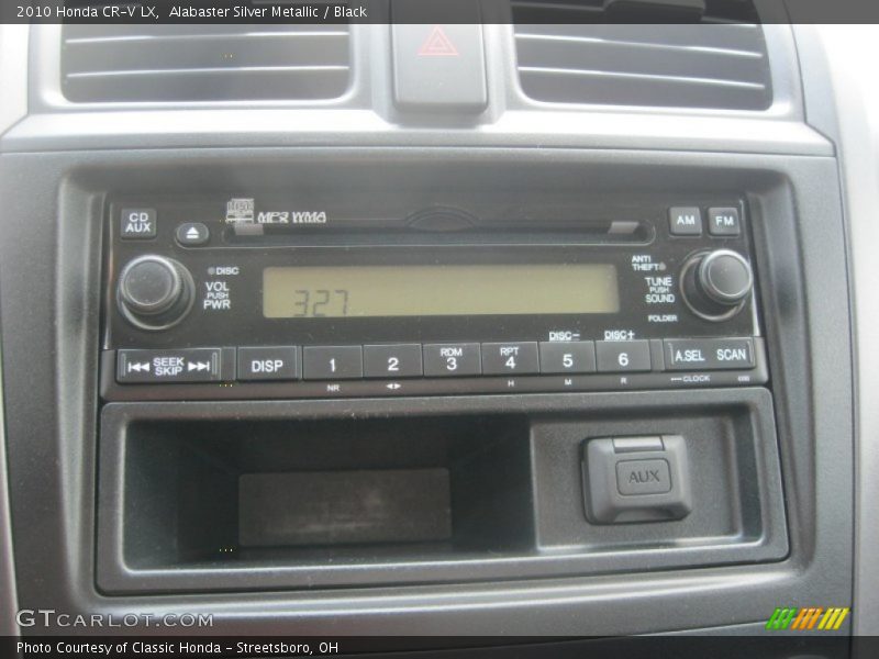 Alabaster Silver Metallic / Black 2010 Honda CR-V LX