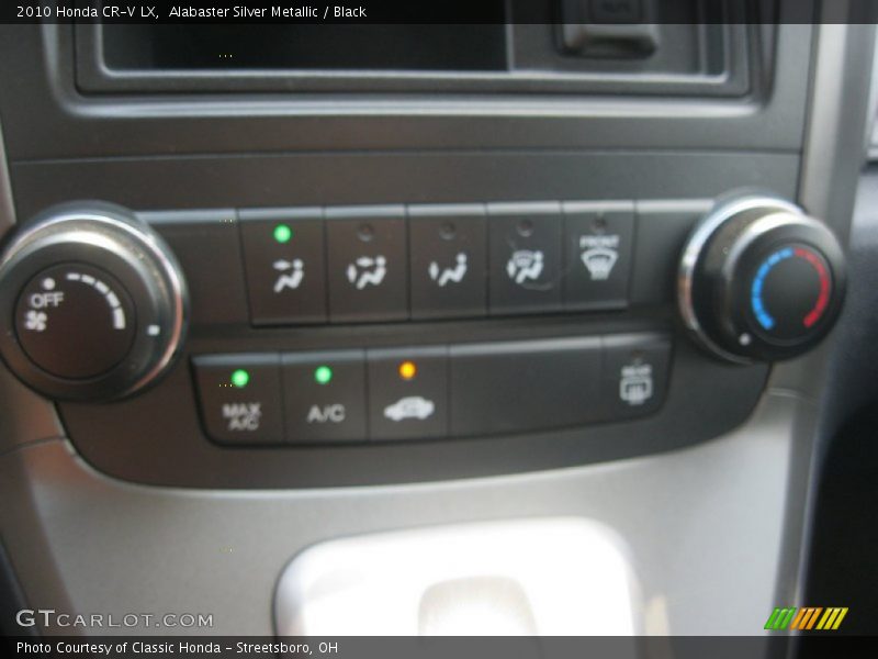 Alabaster Silver Metallic / Black 2010 Honda CR-V LX