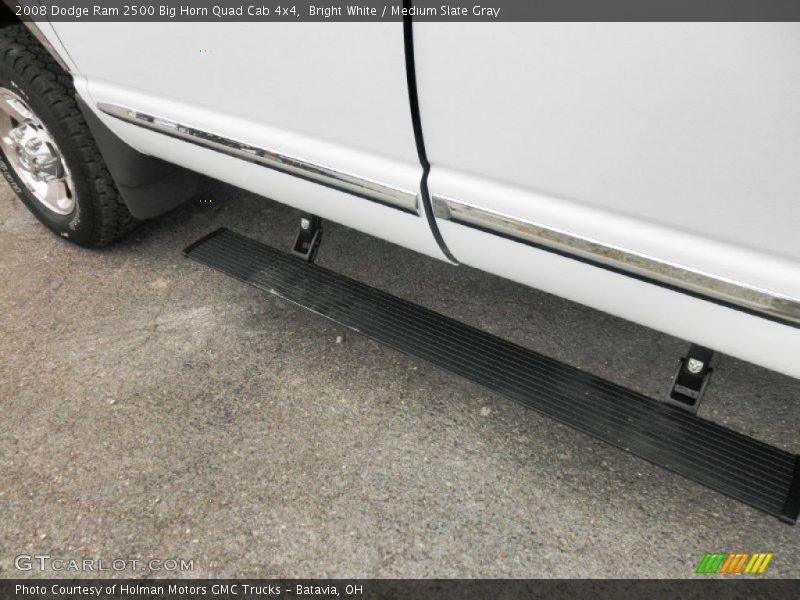 Bright White / Medium Slate Gray 2008 Dodge Ram 2500 Big Horn Quad Cab 4x4