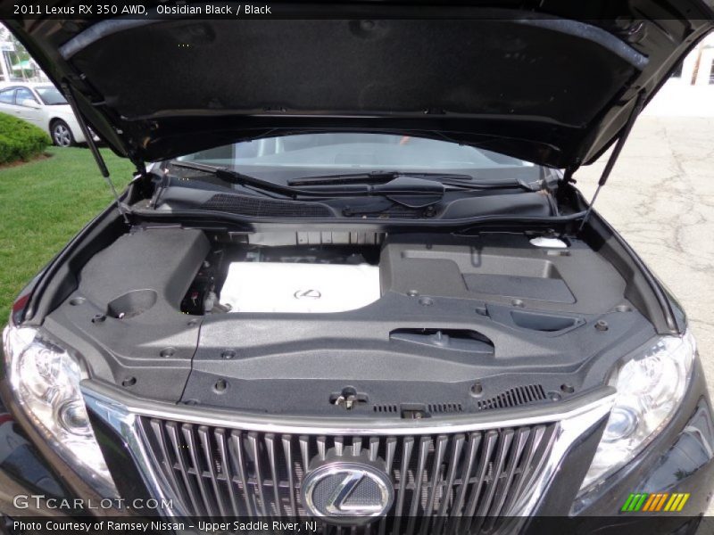 Obsidian Black / Black 2011 Lexus RX 350 AWD