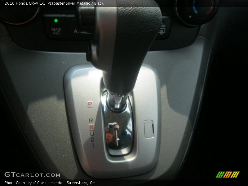 Alabaster Silver Metallic / Black 2010 Honda CR-V LX