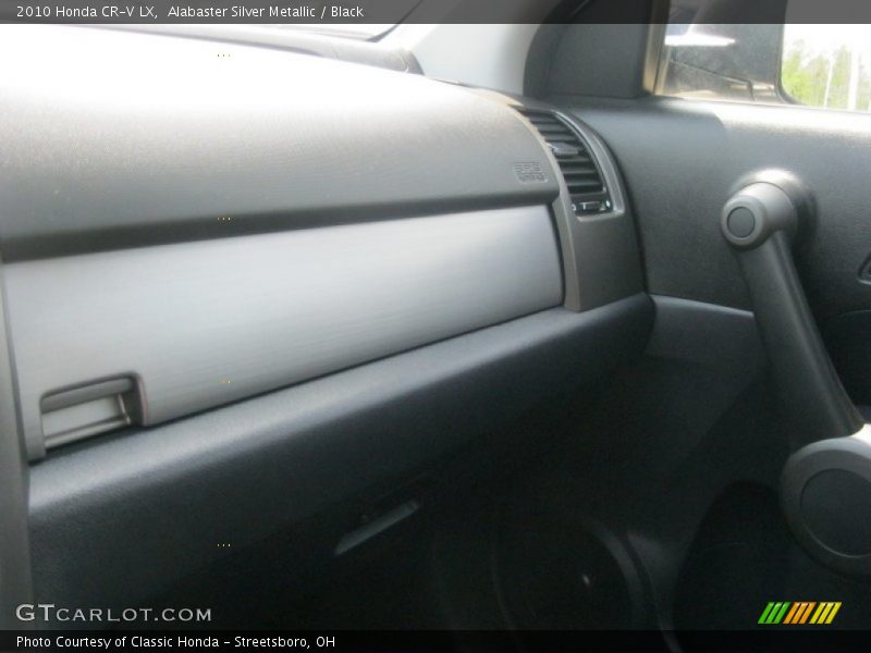 Alabaster Silver Metallic / Black 2010 Honda CR-V LX