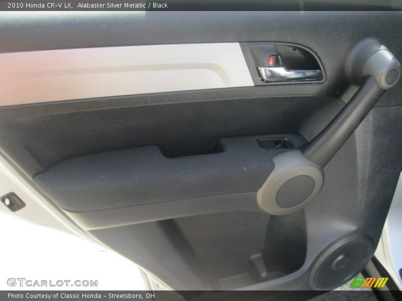 Alabaster Silver Metallic / Black 2010 Honda CR-V LX
