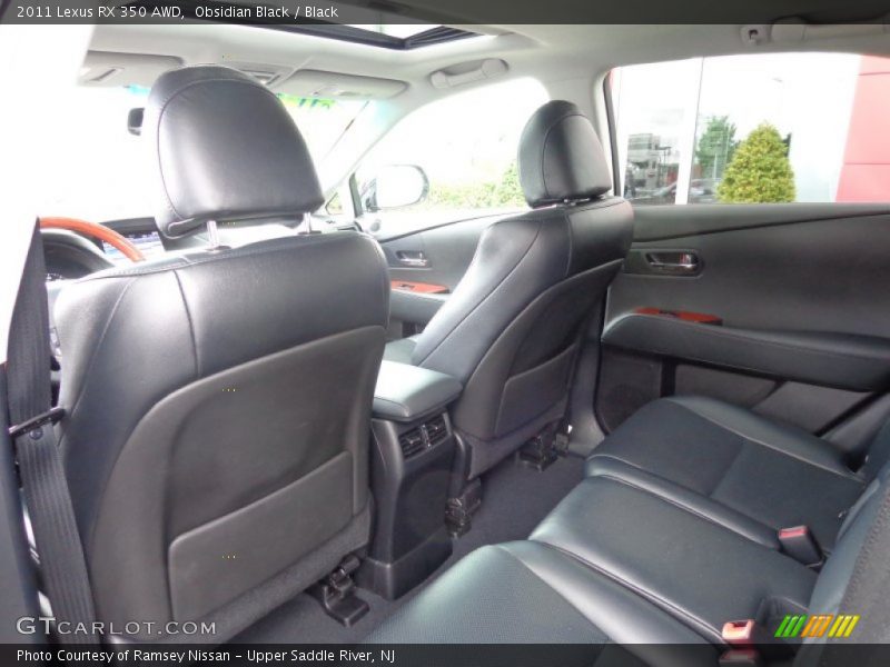 Obsidian Black / Black 2011 Lexus RX 350 AWD