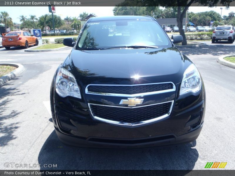 Black / Jet Black 2013 Chevrolet Equinox LS