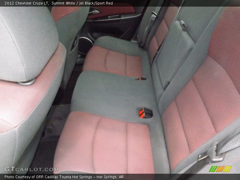 Summit White / Jet Black/Sport Red 2012 Chevrolet Cruze LT