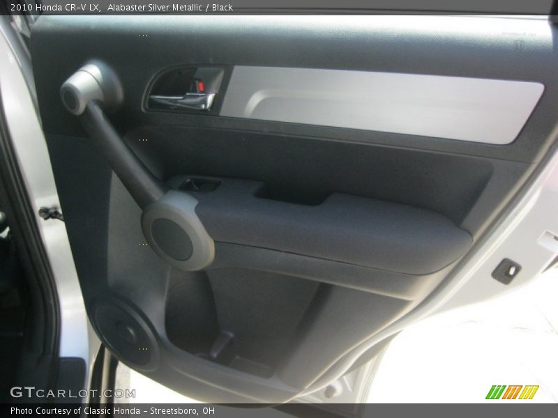 Alabaster Silver Metallic / Black 2010 Honda CR-V LX