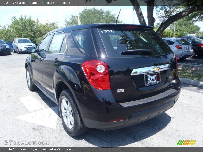 Black / Jet Black 2013 Chevrolet Equinox LS