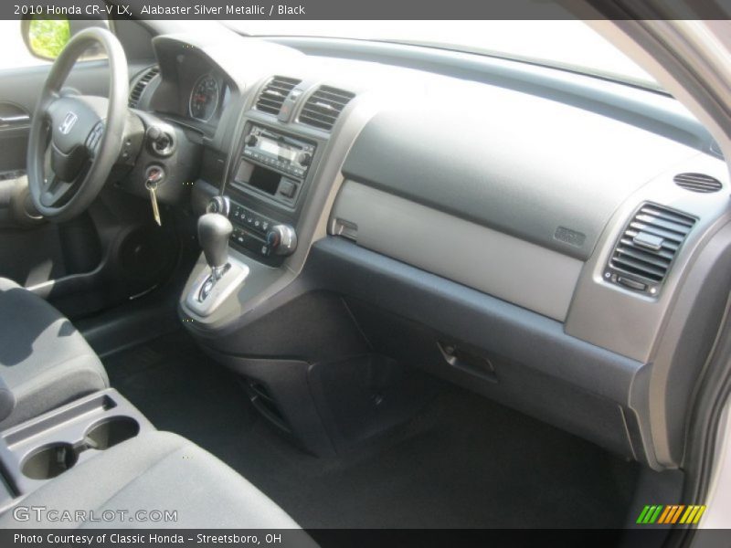 Alabaster Silver Metallic / Black 2010 Honda CR-V LX