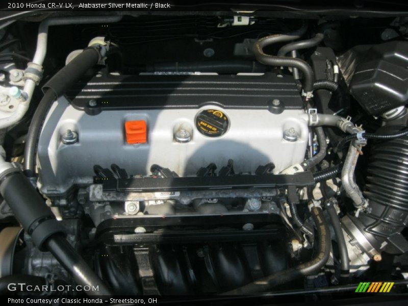 Alabaster Silver Metallic / Black 2010 Honda CR-V LX