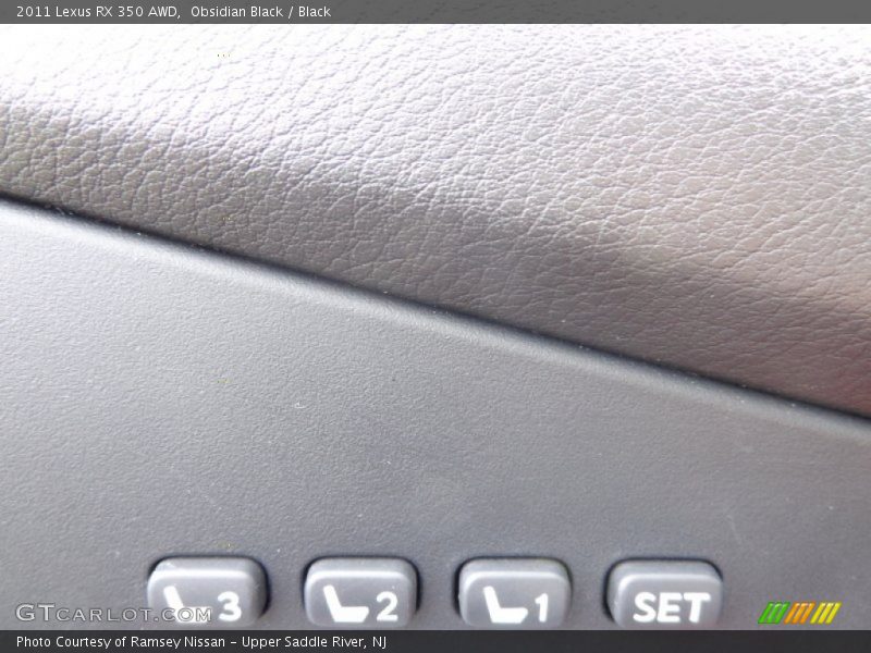 Obsidian Black / Black 2011 Lexus RX 350 AWD
