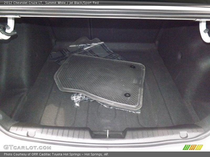 Summit White / Jet Black/Sport Red 2012 Chevrolet Cruze LT