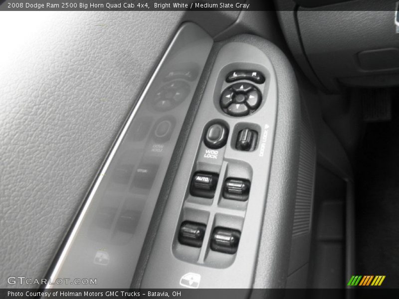 Bright White / Medium Slate Gray 2008 Dodge Ram 2500 Big Horn Quad Cab 4x4