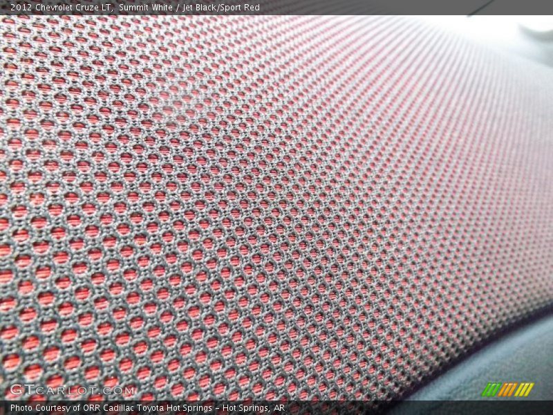 Summit White / Jet Black/Sport Red 2012 Chevrolet Cruze LT