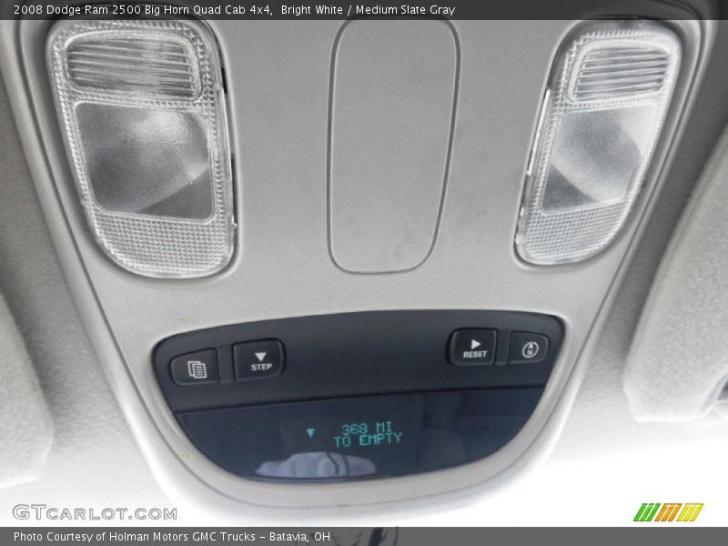 Bright White / Medium Slate Gray 2008 Dodge Ram 2500 Big Horn Quad Cab 4x4