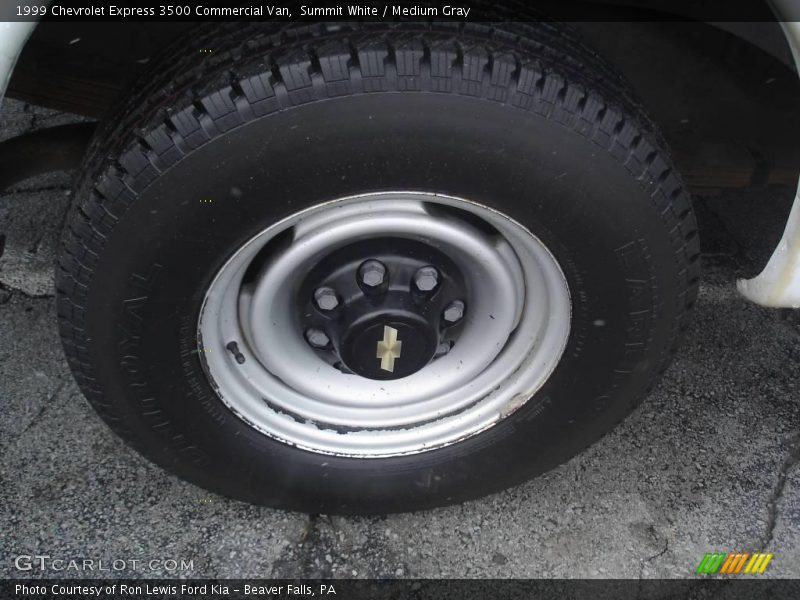 Summit White / Medium Gray 1999 Chevrolet Express 3500 Commercial Van