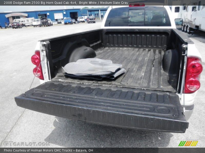 Bright White / Medium Slate Gray 2008 Dodge Ram 2500 Big Horn Quad Cab 4x4