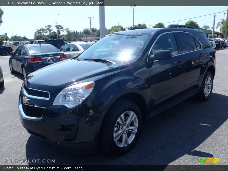 Ashen Gray Metallic / Jet Black 2013 Chevrolet Equinox LT