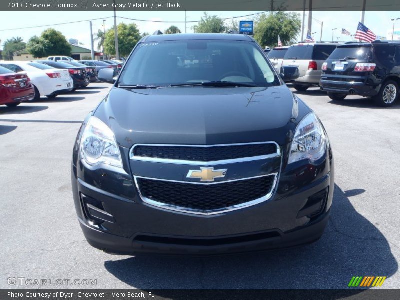 Ashen Gray Metallic / Jet Black 2013 Chevrolet Equinox LT