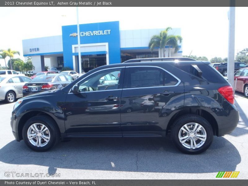 Ashen Gray Metallic / Jet Black 2013 Chevrolet Equinox LT