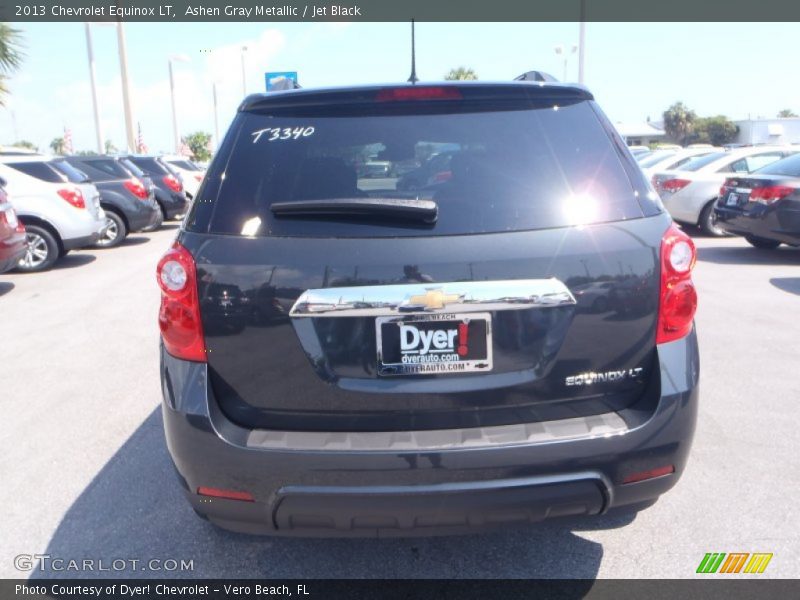 Ashen Gray Metallic / Jet Black 2013 Chevrolet Equinox LT