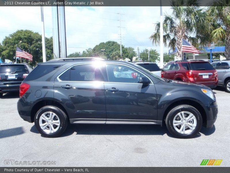 Ashen Gray Metallic / Jet Black 2013 Chevrolet Equinox LT