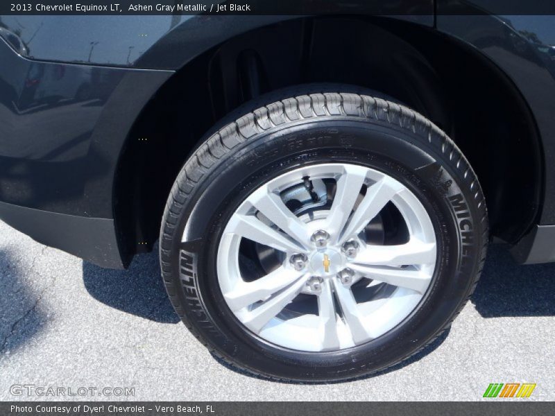 Ashen Gray Metallic / Jet Black 2013 Chevrolet Equinox LT