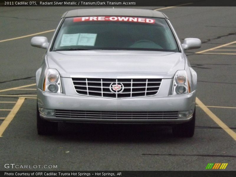 Radiant Silver Metallic / Titanium/Dark Titanium Accents 2011 Cadillac DTS
