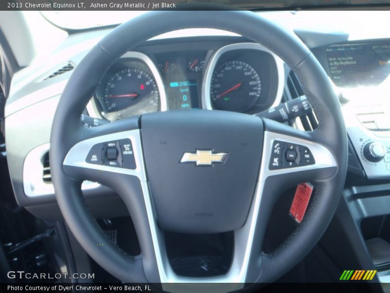 Ashen Gray Metallic / Jet Black 2013 Chevrolet Equinox LT