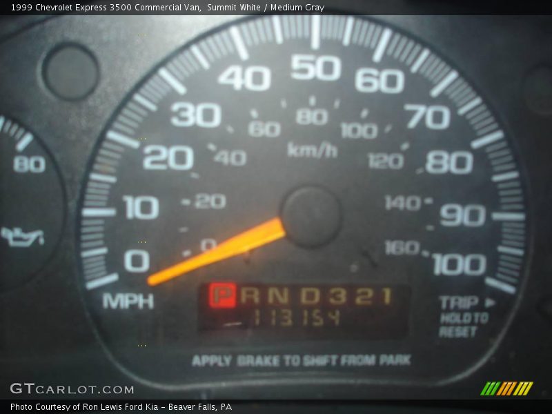 Summit White / Medium Gray 1999 Chevrolet Express 3500 Commercial Van