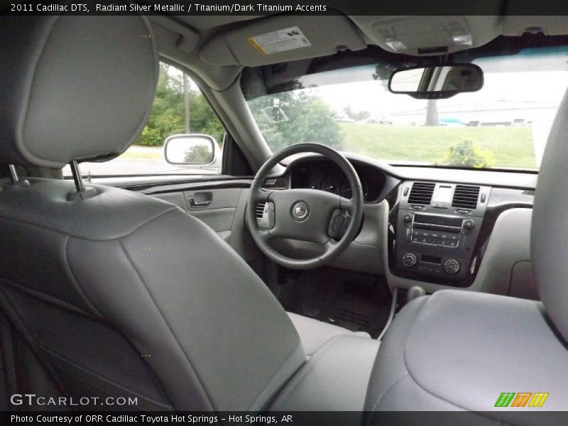 Radiant Silver Metallic / Titanium/Dark Titanium Accents 2011 Cadillac DTS