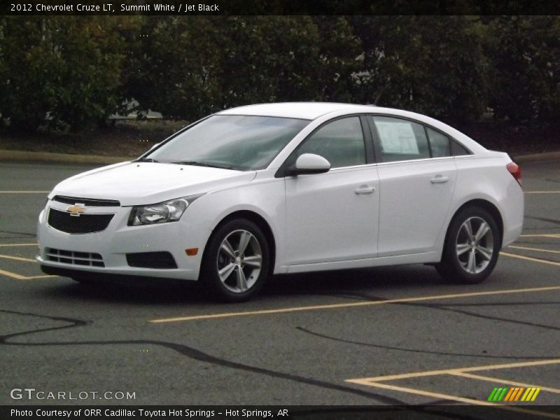 Summit White / Jet Black 2012 Chevrolet Cruze LT