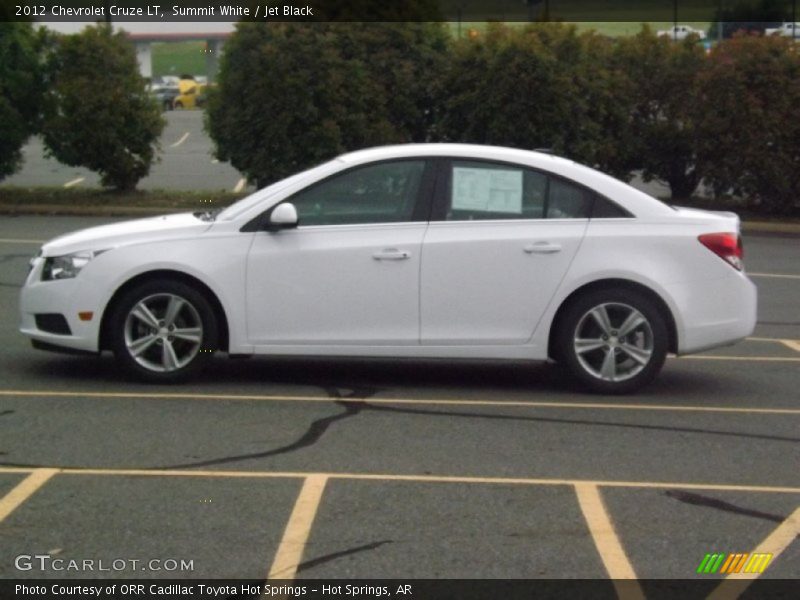 Summit White / Jet Black 2012 Chevrolet Cruze LT