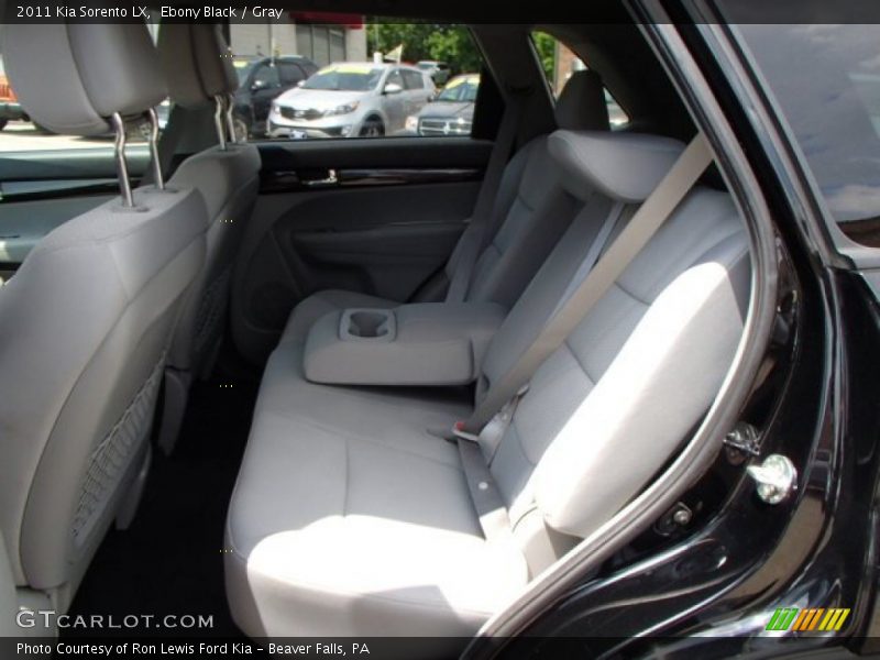Ebony Black / Gray 2011 Kia Sorento LX