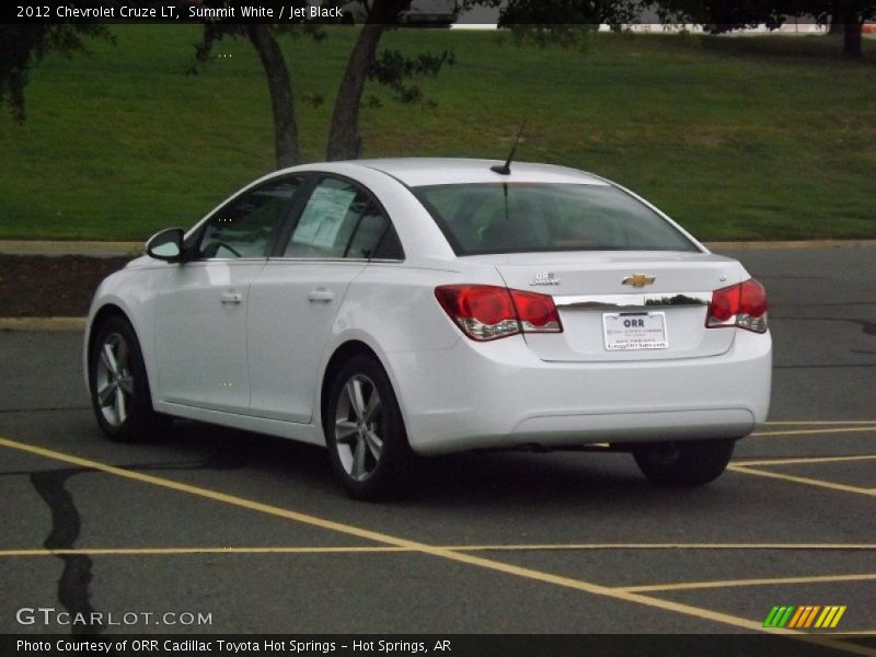 Summit White / Jet Black 2012 Chevrolet Cruze LT