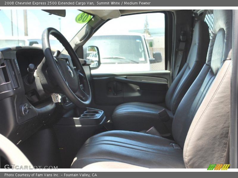 Summit White / Medium Pewter 2008 Chevrolet Express 2500 Extended Cargo Van