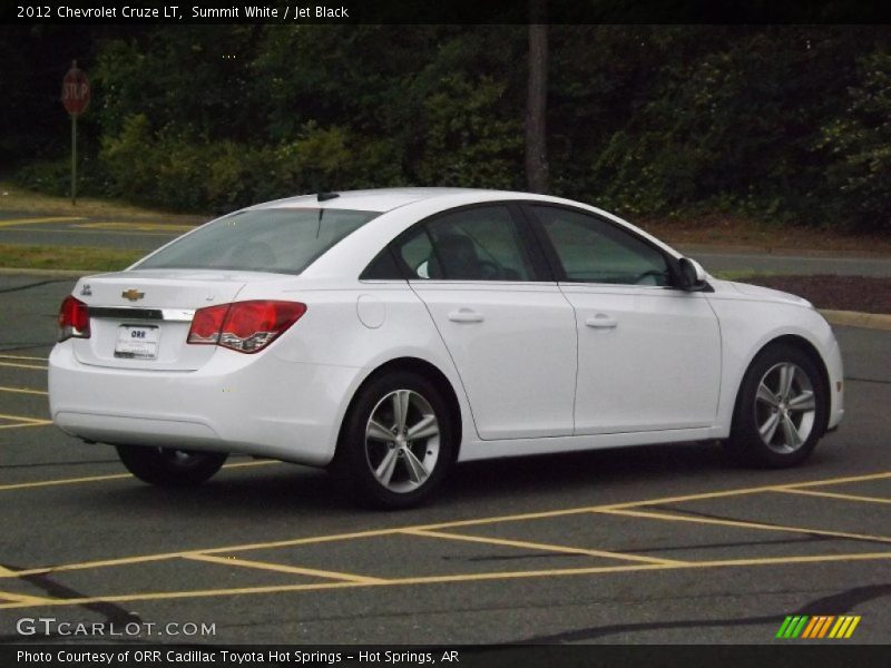 Summit White / Jet Black 2012 Chevrolet Cruze LT