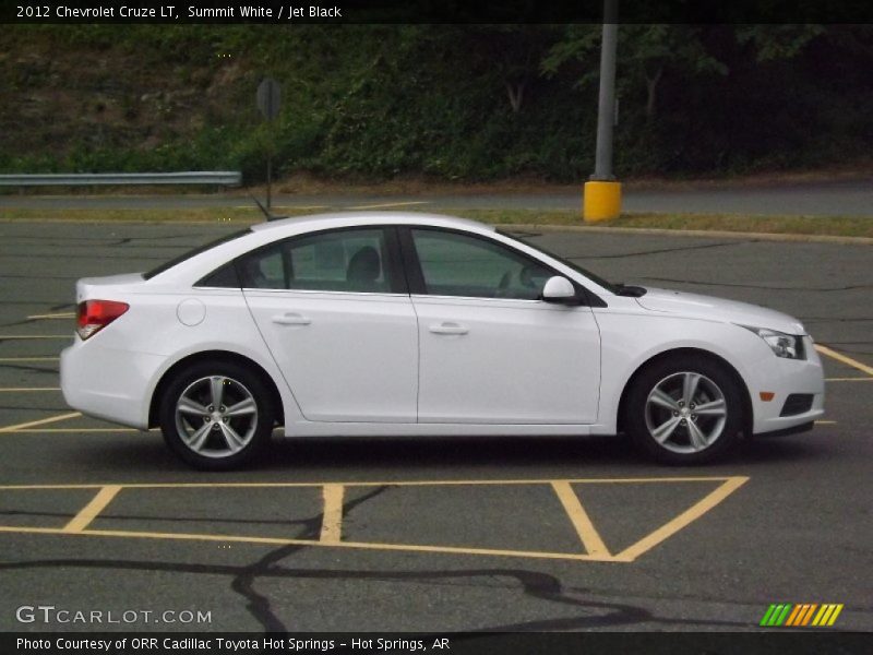 Summit White / Jet Black 2012 Chevrolet Cruze LT