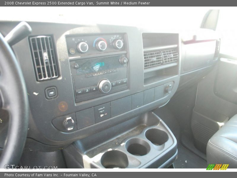 Summit White / Medium Pewter 2008 Chevrolet Express 2500 Extended Cargo Van